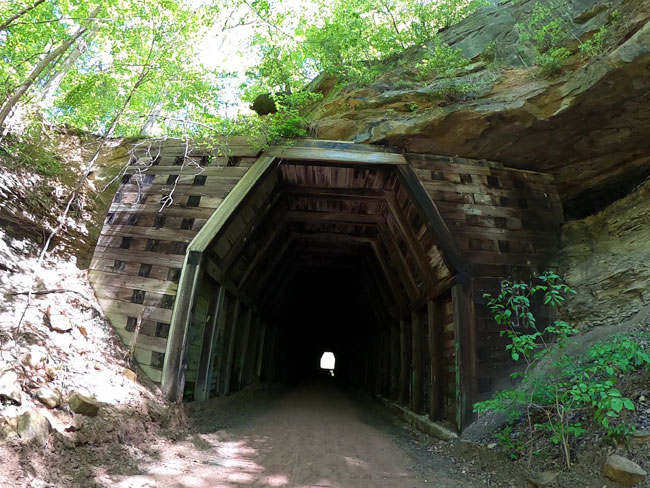 Kings Station Tunnel Southeastern Ohio Rail Trail
